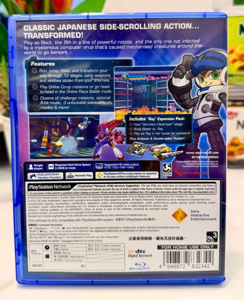 184. Kaset BD PS4 - Mighty No.9 - Reza Pallevi
