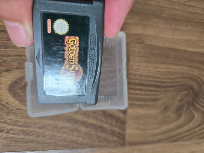 Kaset GBA Golden Sun dan Mario Luigi