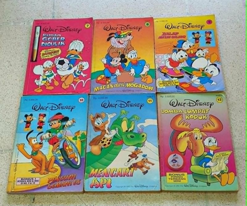 Komik Walt Disney 1-12. Jocelyn Kwok