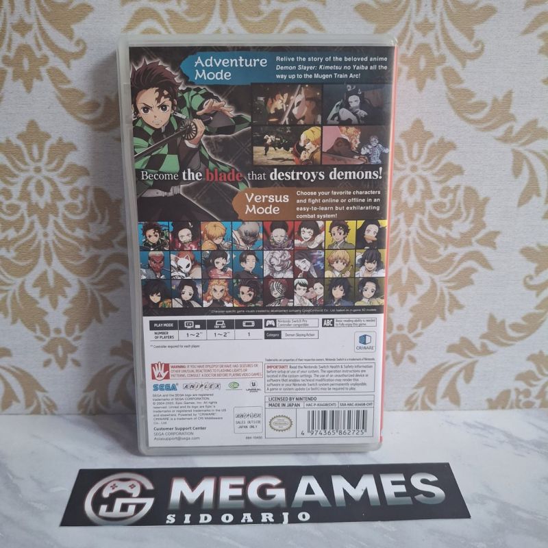 Kimetsu No Yaiba Demon Slayer The Hinokami chronicles Nintendo Switch - Second/Bekas