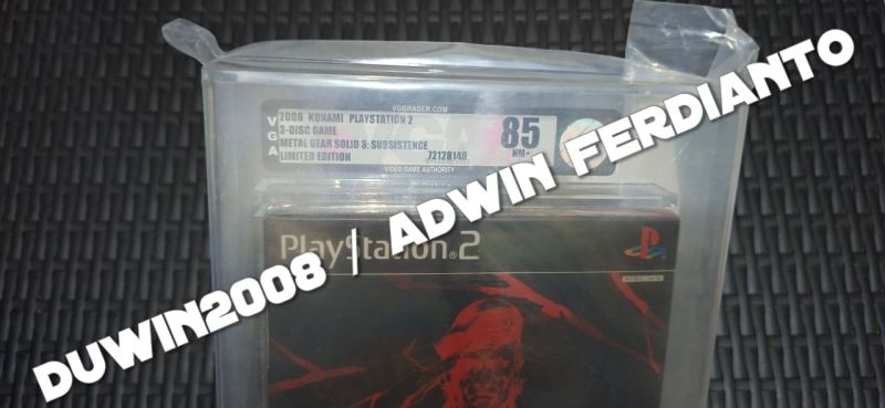 PS2 Playstation 2 - VGA Graded 85 - Metal Gear Solid 3 Subsistence - Limited Edition