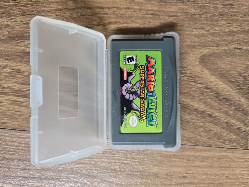 Kaset GBA Golden Sun dan Mario Luigi