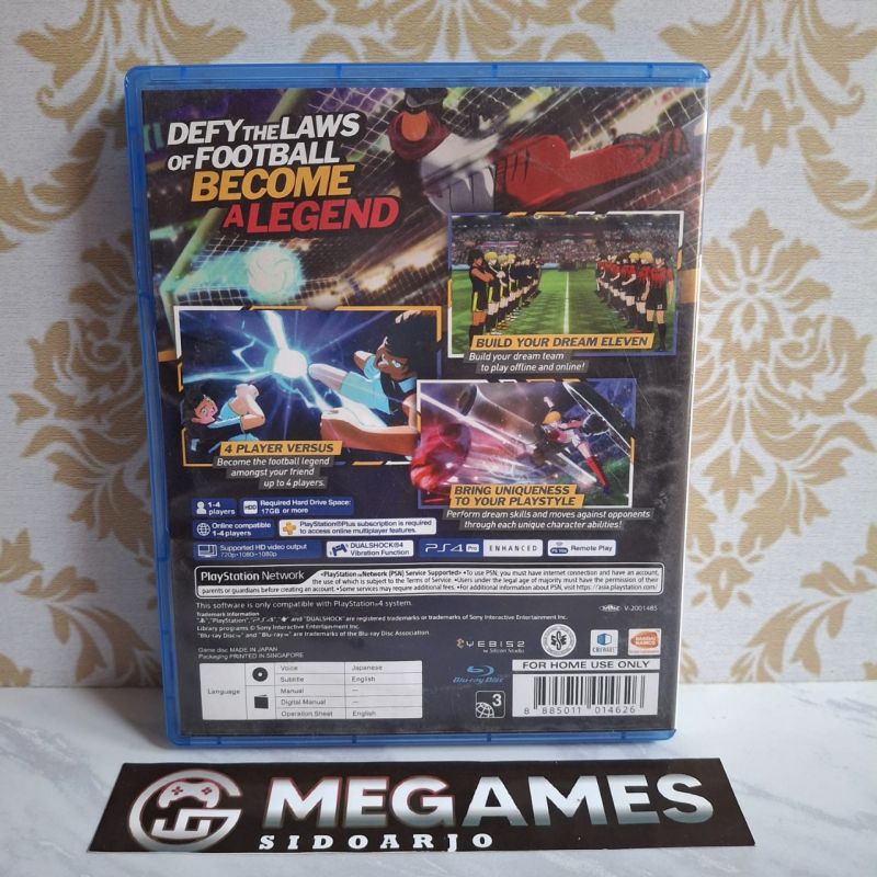 Kaset Ps4 Captain Tsubasa Rise Of The Champions - Second/Bekas