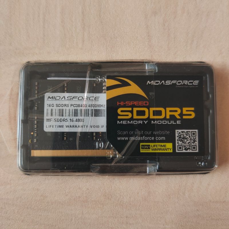 RAM 16GB DDR5 SODIMM untuk Laptop