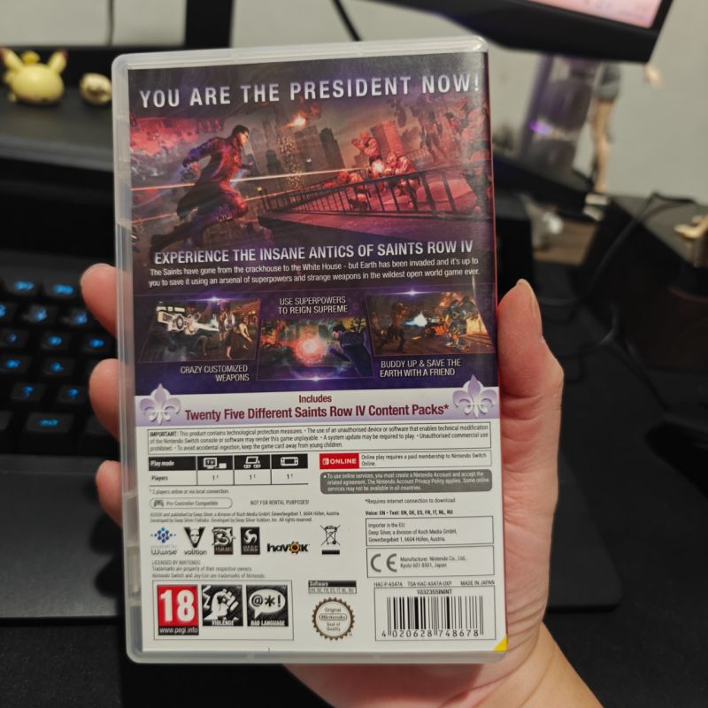 Nintendo Switch Game Saints Row IV