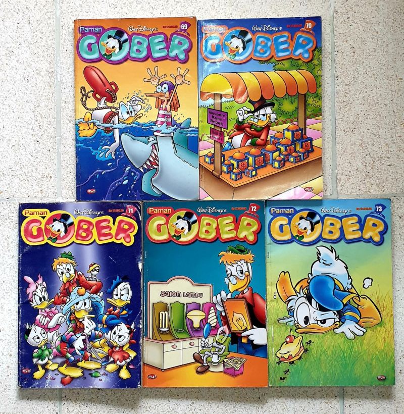 Komik Donal Bebek Nostalgia 6 Buku+ Paman Gober 5 Buku. Albert Rian