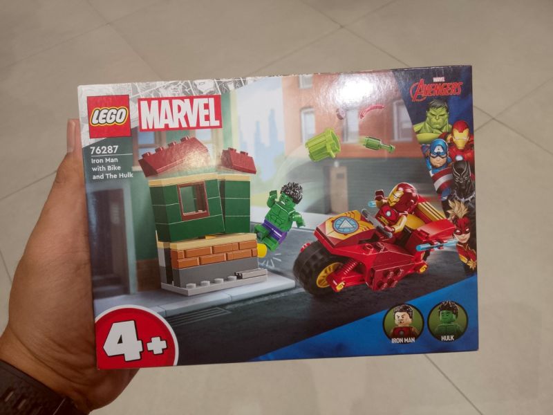 167 Lego Marvel Hulk & ironman - Dnial Ntl