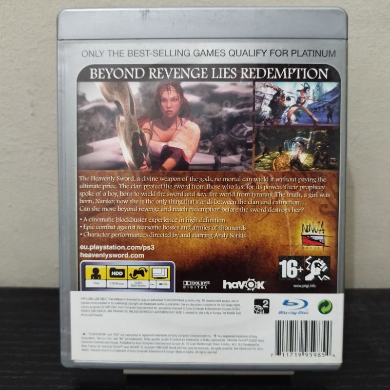 Kaset PS3 heavenly sword - Tri Budi Anto