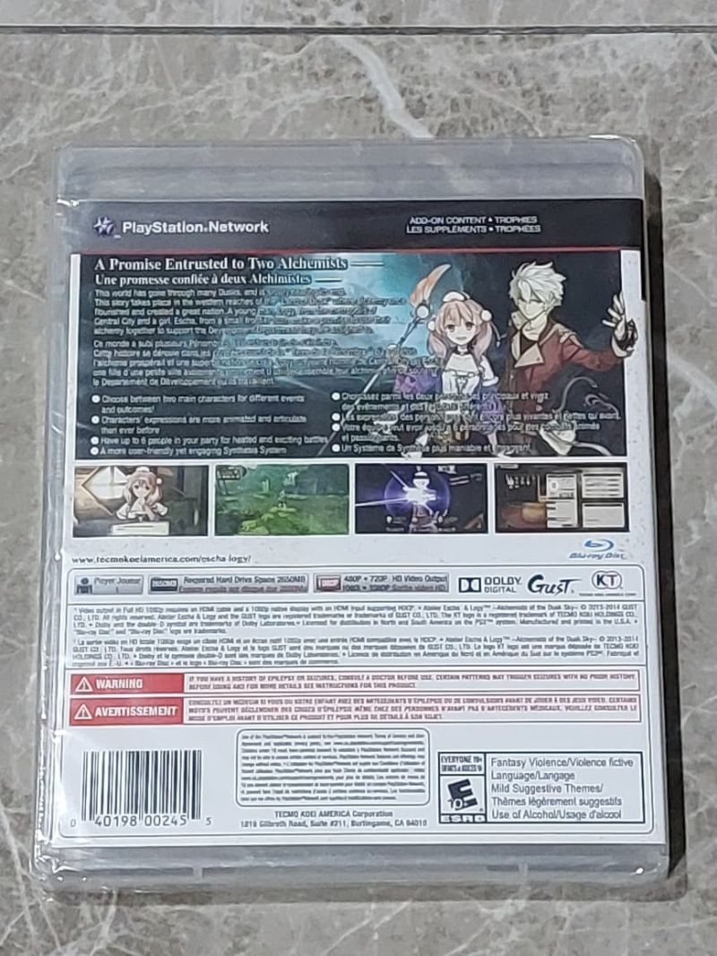 Atelier Escha & Logy Alchemist of the Dusk Sky - REG 1