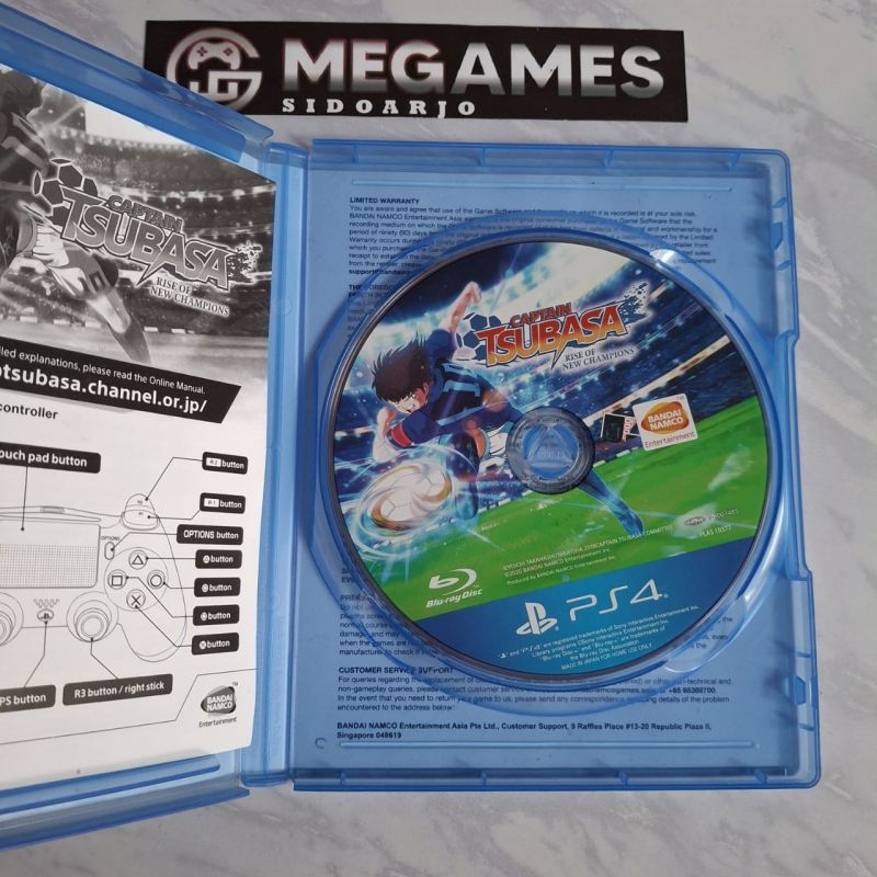 Kaset Ps4 Captain Tsubasa Rise Of The Champions - Second/Bekas