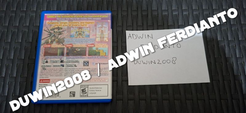 Playstation Vita - Shiren The Wanderer The Tower Of Fortune & The Dice Of Fate