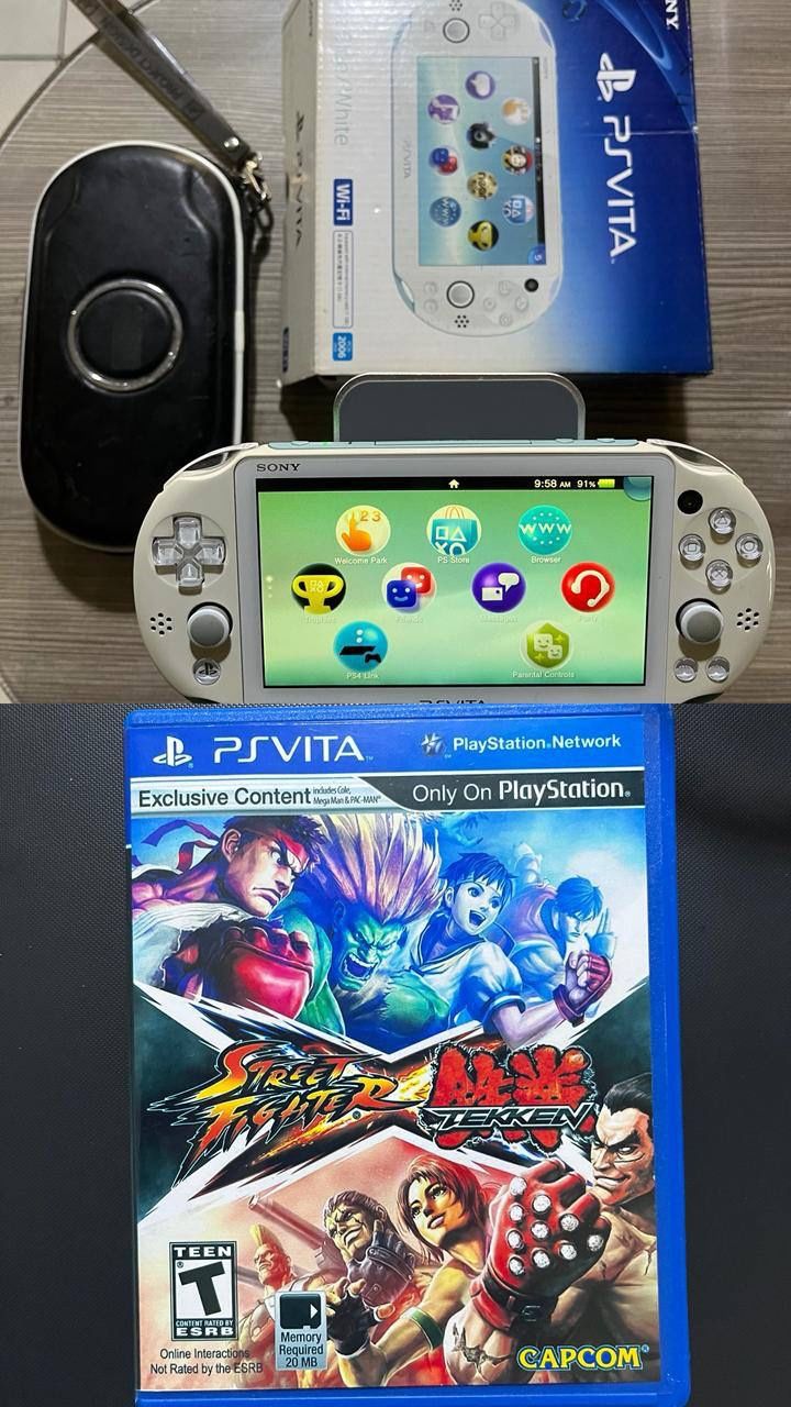 PS VITA SLIM 64GB + Game SF vs Tekken GAP 595