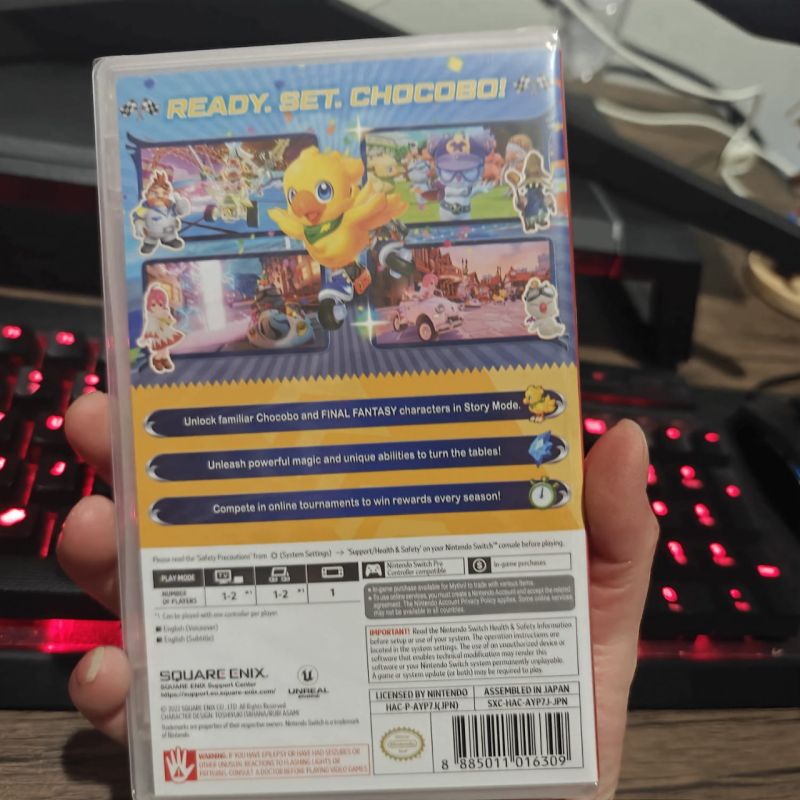 [HYBRID AUCTION] NEW SEALED Nintendo Switch Game Chocobo GP