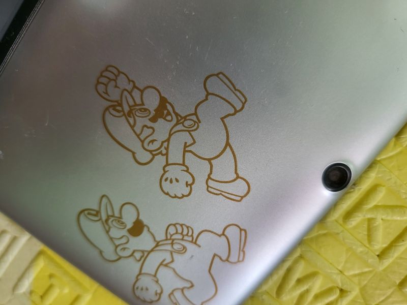 Anniversary Series 30th Luigi Nintendo 3DS XL Silver CFW Luma