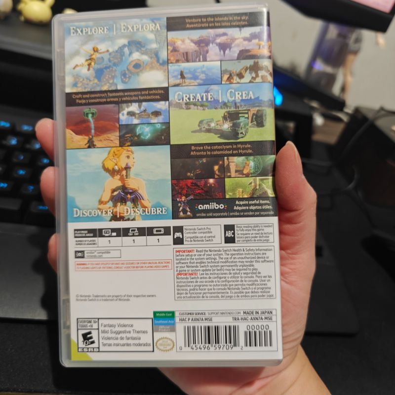Nintendo Switch Game Zelda Tears of the Kingdom
