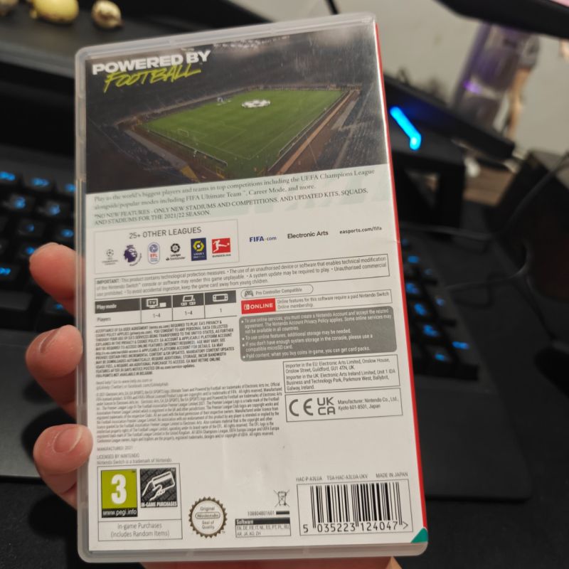 Nintendo Switch Game Fifa 22