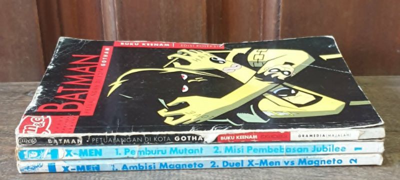 Komik Batman + X-Men. Total 3 Buku. Yoza Anshori