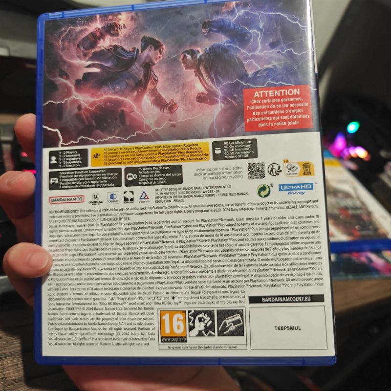PS5 Game Tekken 8