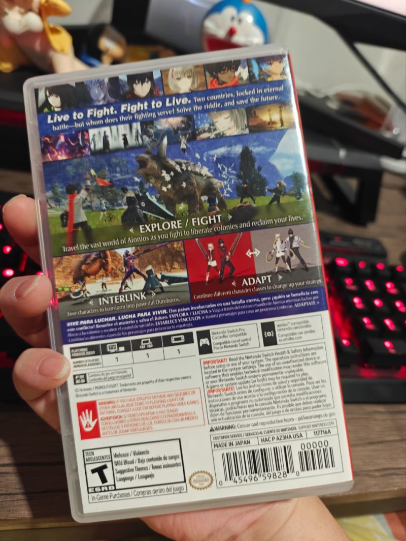 Pure US Xenoblade Chronicle 3 Nintendo Switch Game