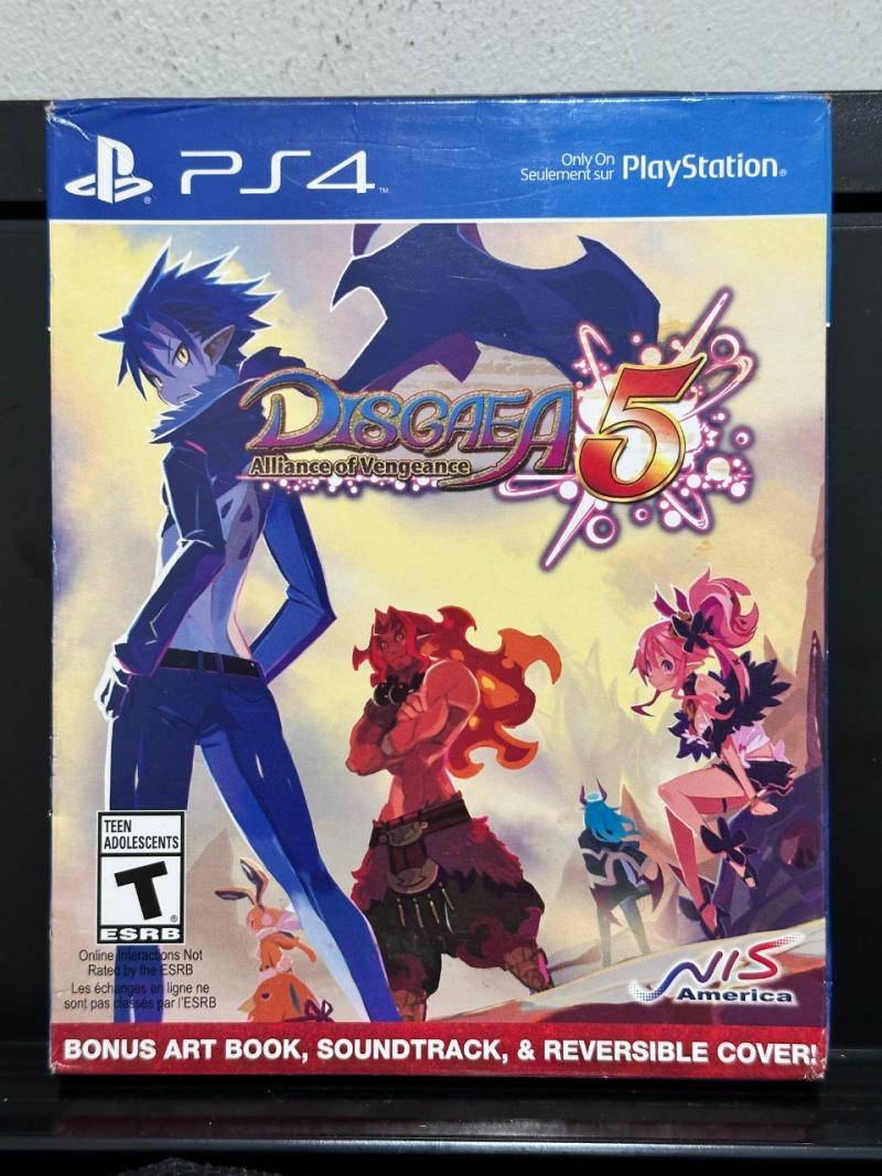 3 item trails of cold steel III, Disgaea 5, DOA 5