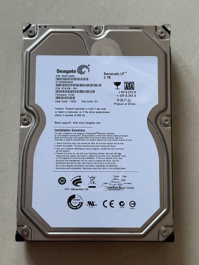 hdd seagate bekas 2pcs