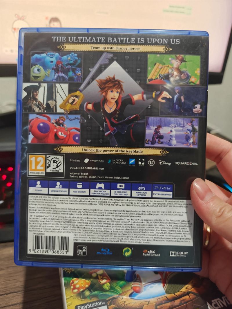 PS4 Game Kingdom Hearts 3