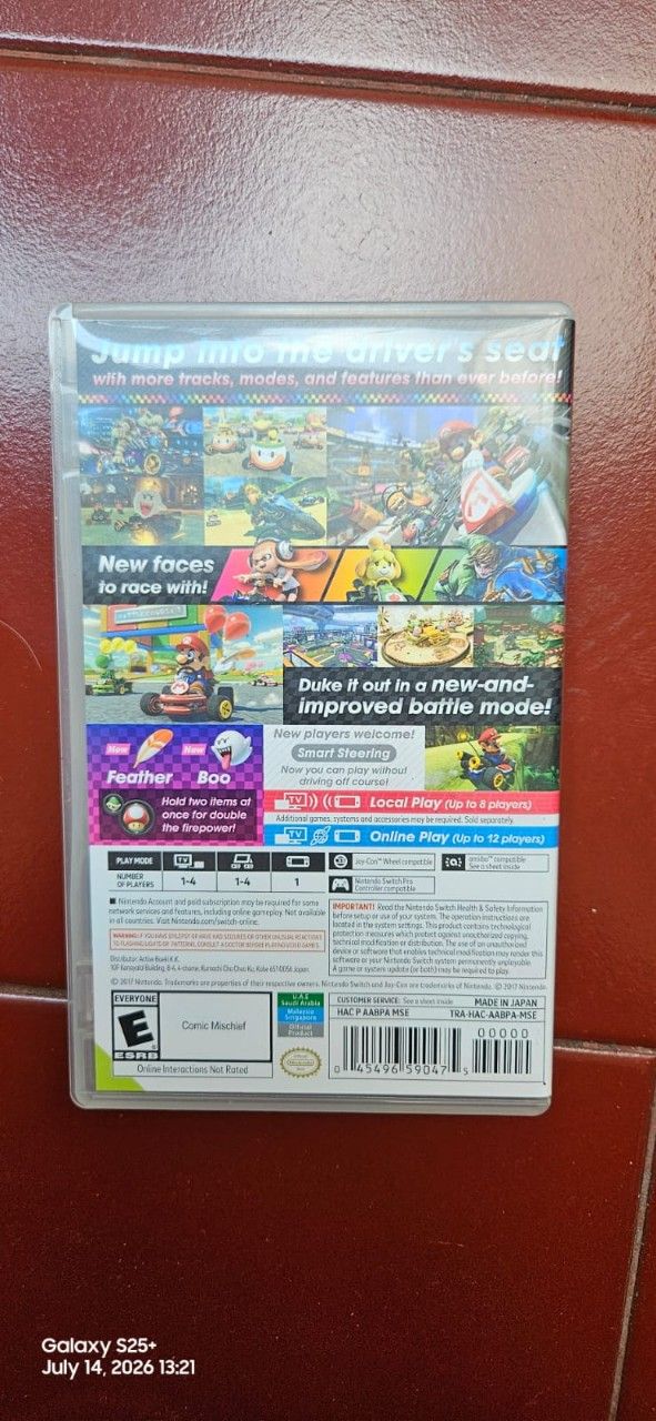Mario Kart 8 deluxe switch 1 ori