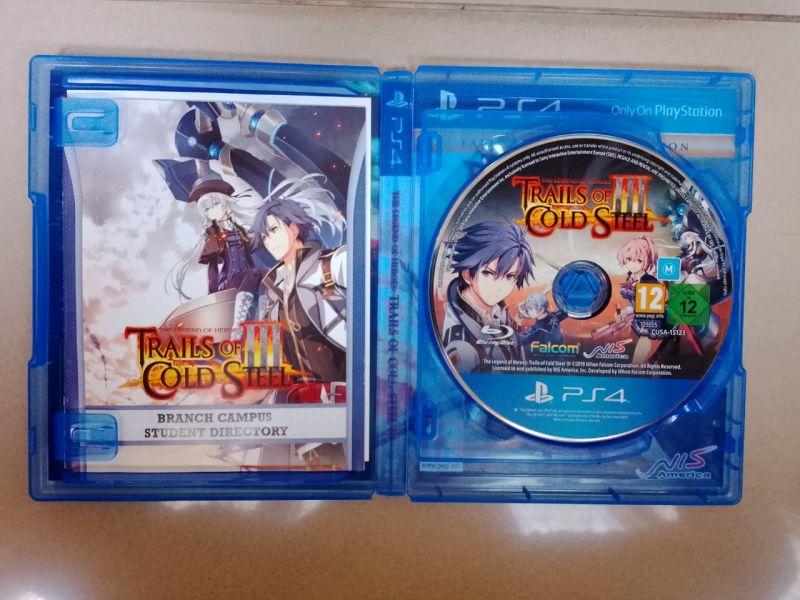 BD PS4 Trails of Cold Steel 3