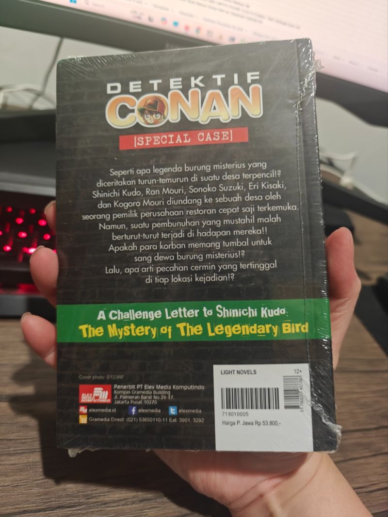 Light Novel Indonesia Detektif Conan A Challenge Letter to Shinichi Kudo