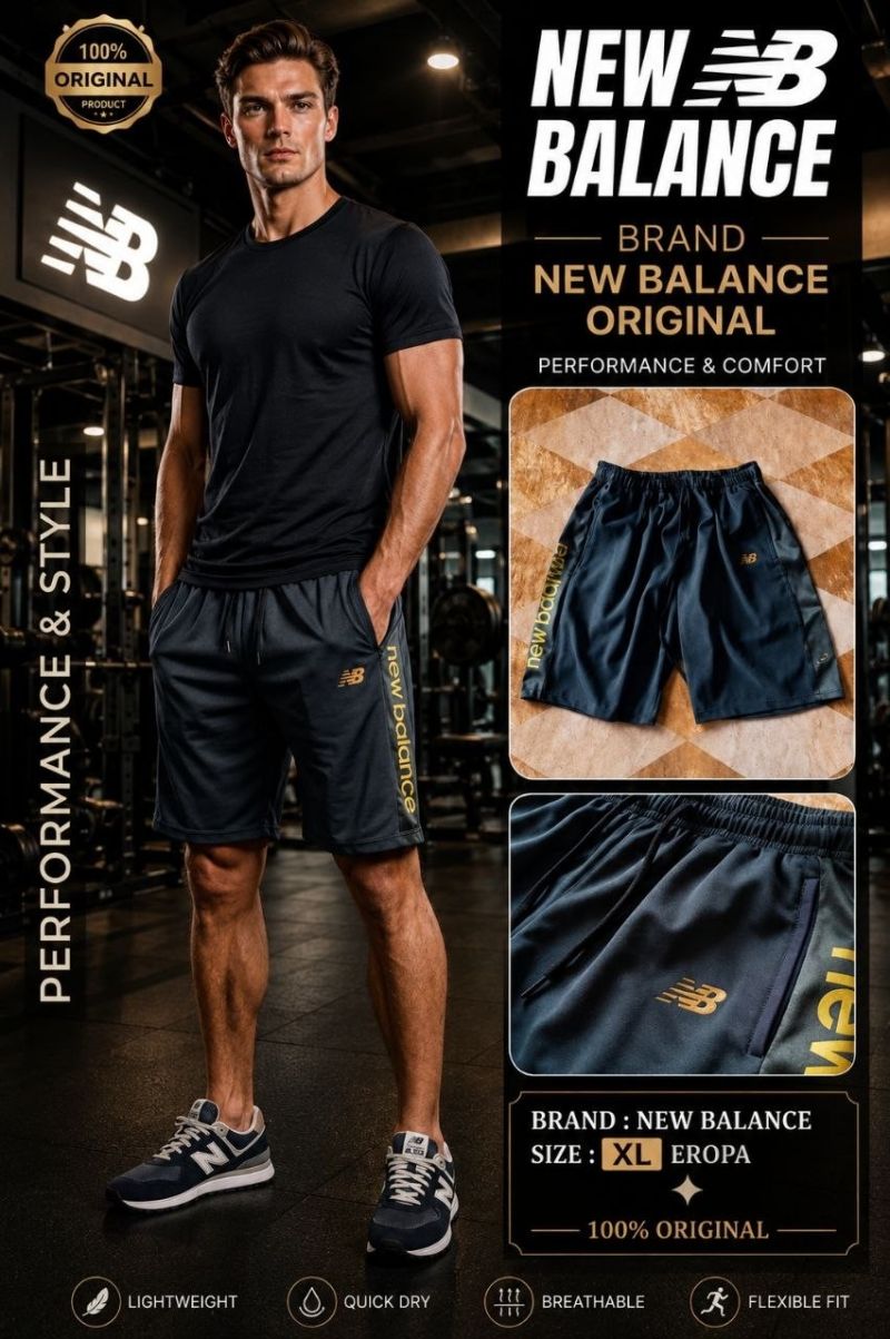 159 The Limited  Edition Celana Sport NB (New Balance ) warna hijau army  tulisan merk warna putih O