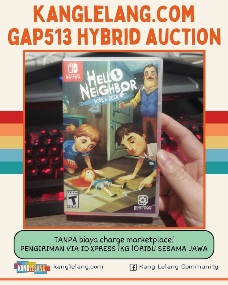 [HYBRID AUCTION] NIntendo Switch Game Hello Neighbor Hide and Seek Pure US