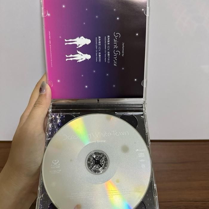(Z5) Japanese CD + BD Music “Dazzling White Town” by Saint Snow from the Love Live! Sunshine