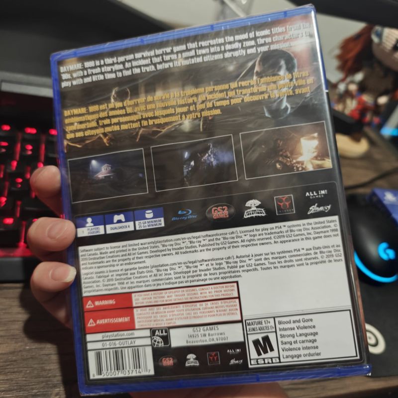 [HYBRID AUCTION] NEW SEALED PS4 Game Daymare 1998 PURE US