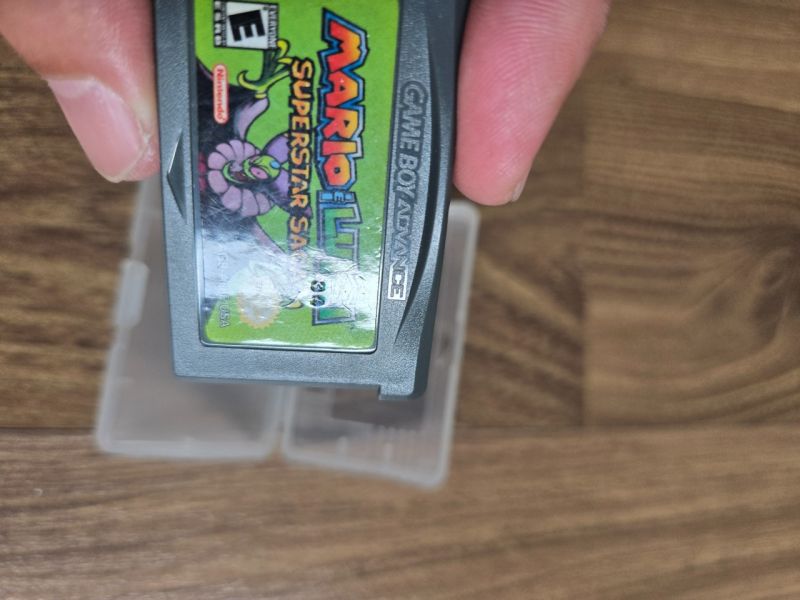 Kaset GBA Golden Sun dan Mario Luigi