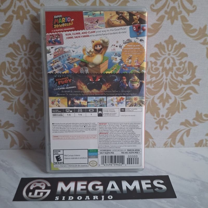 Super Mario 3D World Bowsers Fury Nintendo Switch - Second/Bekas