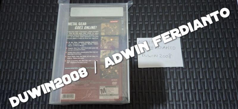 PS2 Playstation 2 - VGA Graded 85 - Metal Gear Solid 3 Subsistence - Limited Edition
