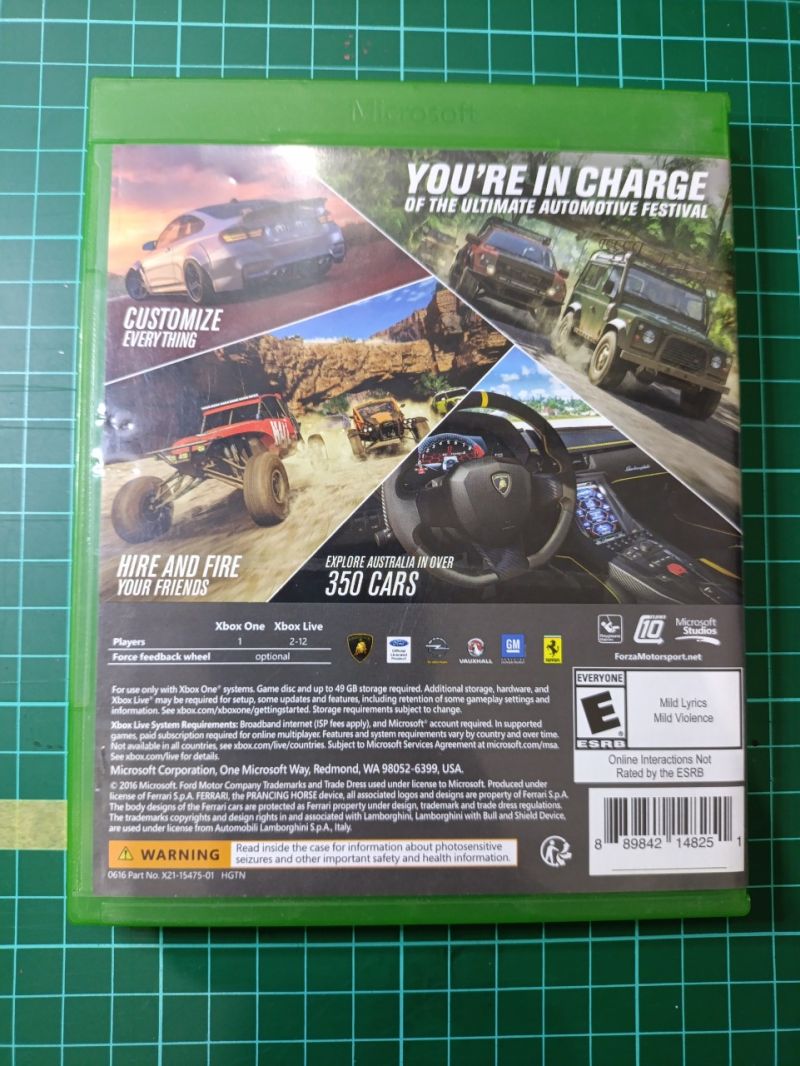 Forza Horizon 3 XBOX ONE