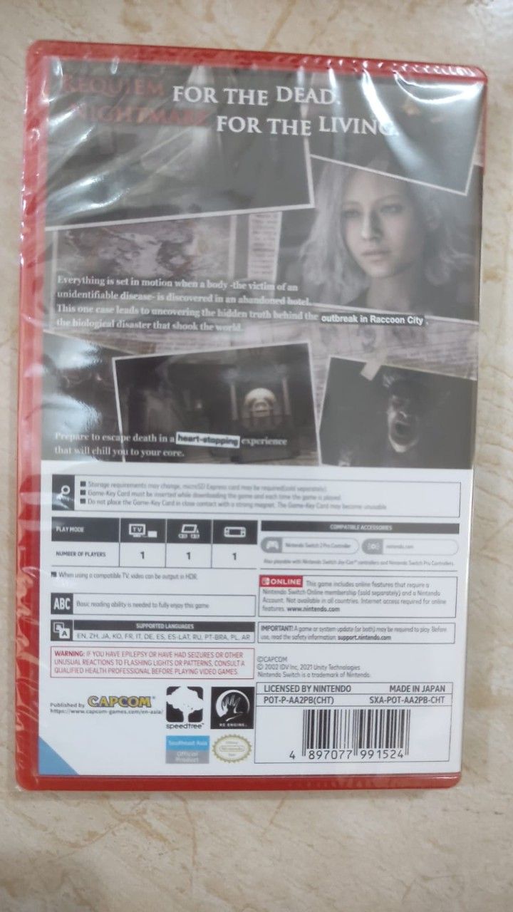 Resident Evil Requiem / RE 9 NS2 Sealed