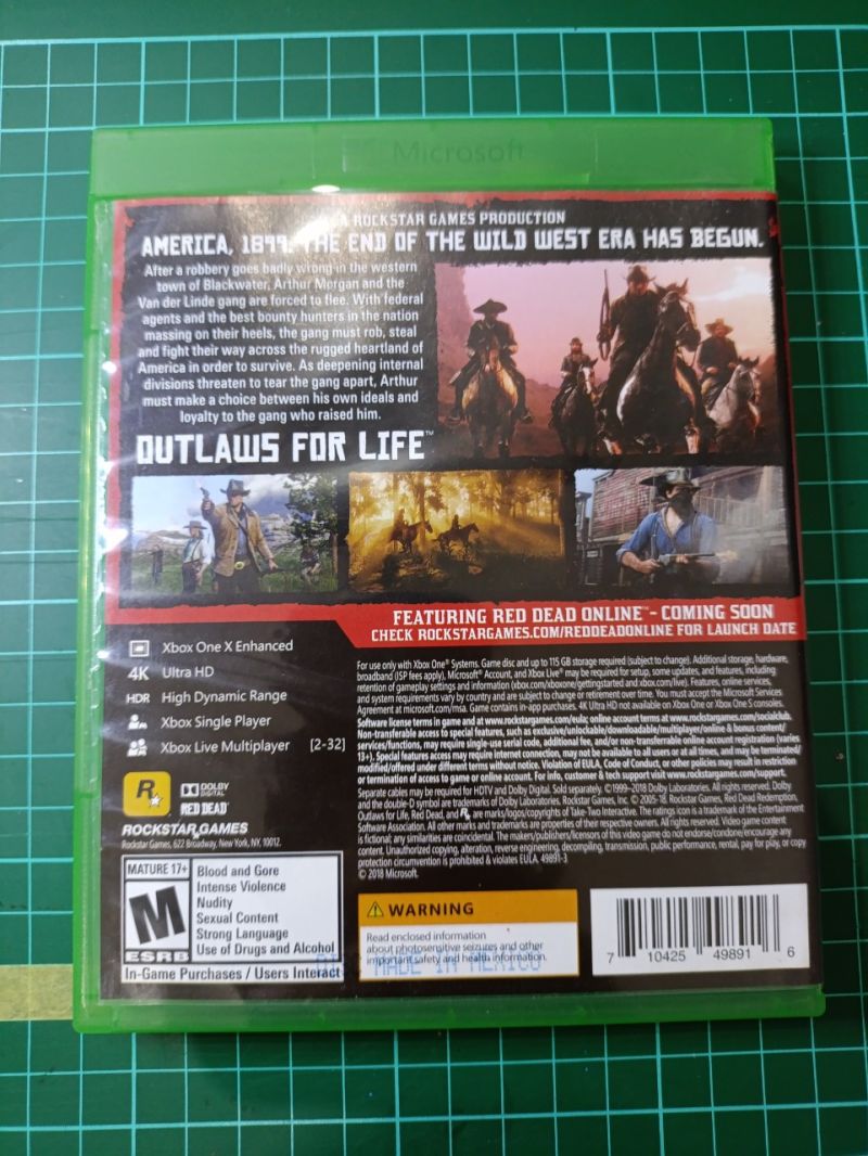 Red Dead Redemption 2 XBOX ONE