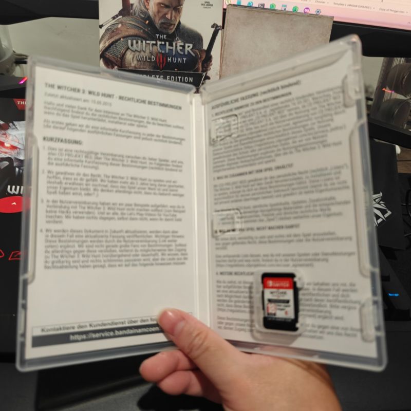 Nintendo Switch Game The Witcher 3
