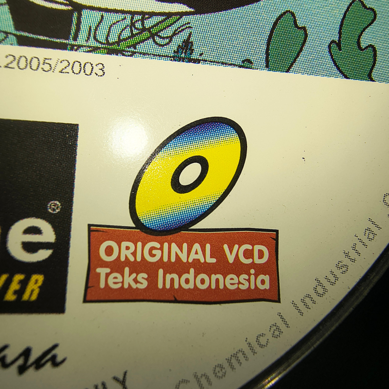 243 5 VCD Original Tintin - Text Indonesia - Awan Darmawan