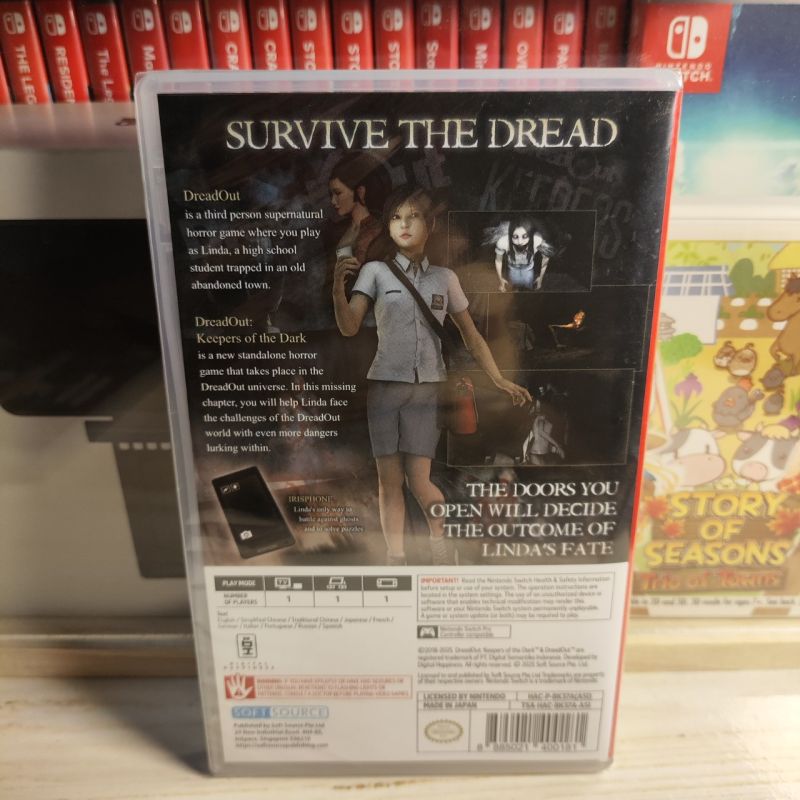 Kaset Switch Dreadout Remastered + DLC ASIA (NEW!!!)