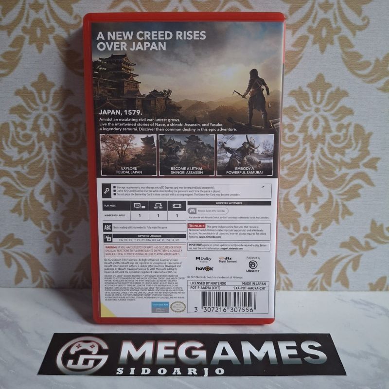 Assassins Creed Shadows Nintendo Switch 2 - Second/Bekas