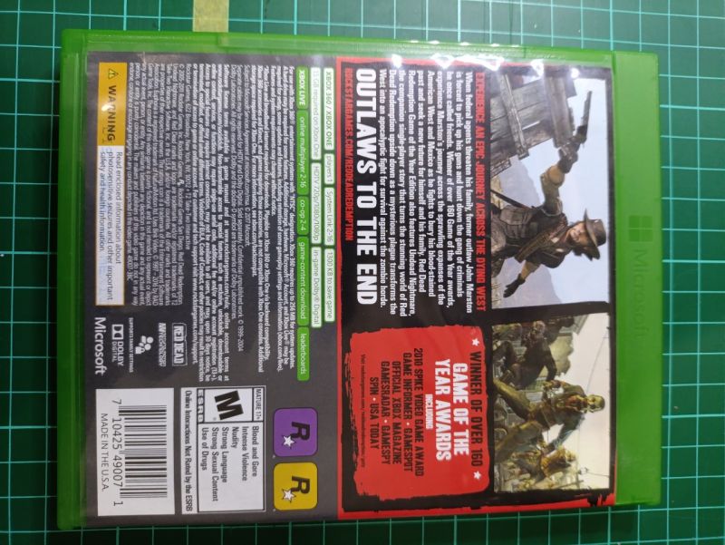 Red Dead Redemption GAME OF THE YEAR XBOX ONE