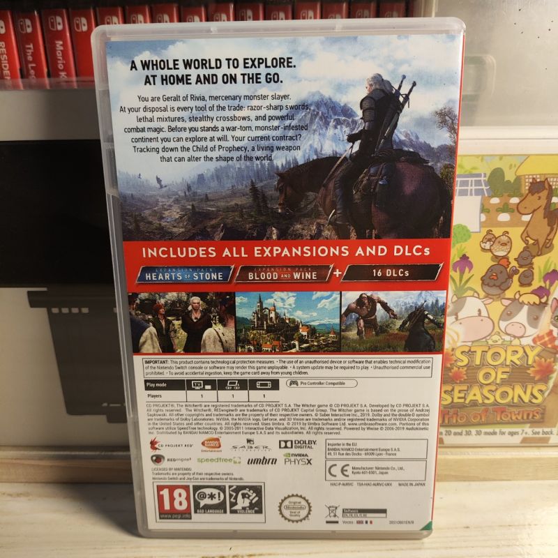 Kaset Switch The Witcher 3 Complete Edition EUR