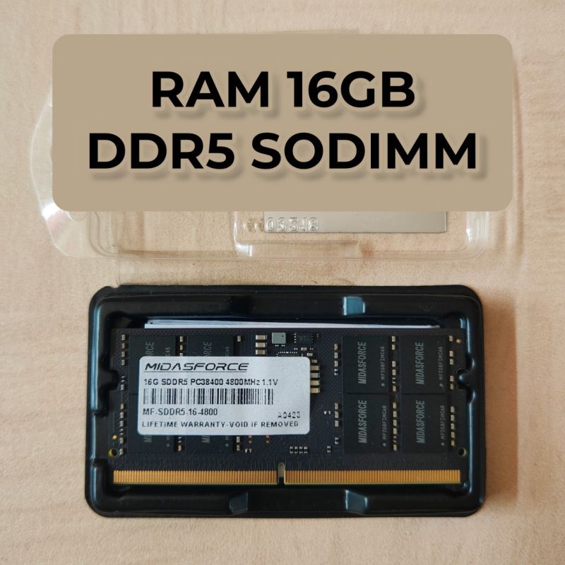 RAM 16GB DDR5 SODIMM untuk Laptop