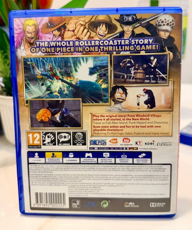 186. Kaset BD PS4 - One Piece