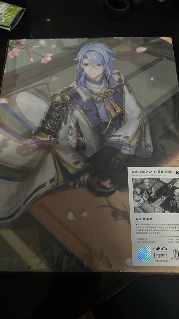 Genshin Impact Clear File Kamisato Ayaka & Ayato