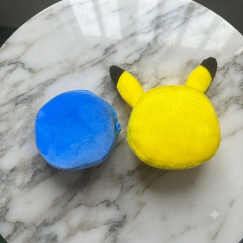 Plush Pouch Pokemon “Pikachu & Piplup” (2 Pouch) - Kristianto Wijaya