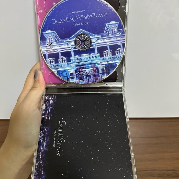 (Z5) Japanese CD + BD Music “Dazzling White Town” by Saint Snow from the Love Live! Sunshine